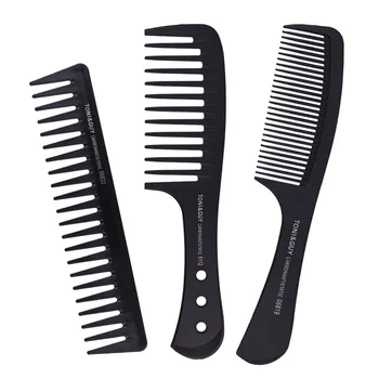  3 Vnt/Set Professional Plaukų Šepetys Šukos Salonas, Kirpykla Anti-static Plaukų Šukos Hairbrush plaukų kirpimo Šukos Plaukų Priežiūra Stilius Įrankiai