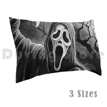  Rėkti Siaubo Kino Filmas Ghostface Pagalvės užvalkalą Spausdinti 35x50 Rėkti Siaubo Filmas Kino Ghostface Halloween Baisu